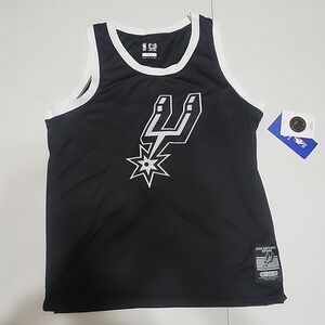 San Antonio Spurs Wembanyama # 1  Ultra Game Basketball Jersey Black Size L NBA